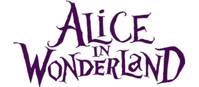 Alice in Wonderland title screen for Nintendo DS